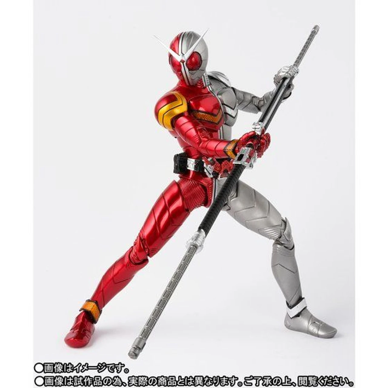 Bandai S.H.Figuarts (Shinkoccou Seihou) Kamen Rider Double Heatmetal Action Figure - Image 5