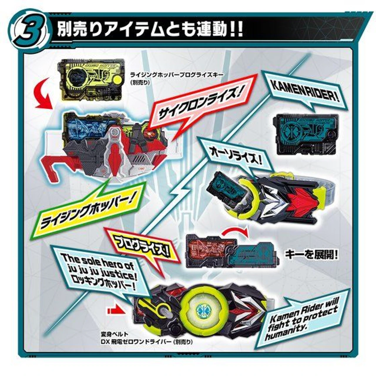 Bandai Kamen Rider ZERO-ONE DX CycloneRiser - Image 4