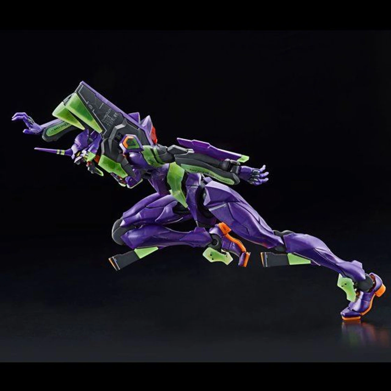 Bandai RG 1/144 Multipurpose Humanoid Decisive Weapon Artificial Human Evangelion Unit-01 (Night Combat Color) Plastic Model - Image 5