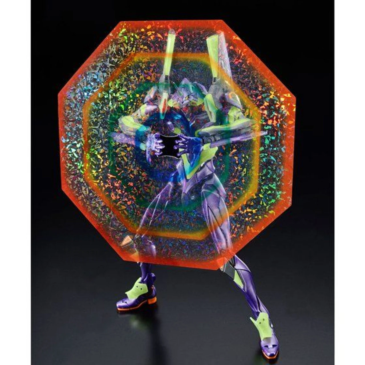 Bandai RG 1/144 Multipurpose Humanoid Decisive Weapon Artificial Human Evangelion Unit-01 (Night Combat Color) Plastic Model - Image 6