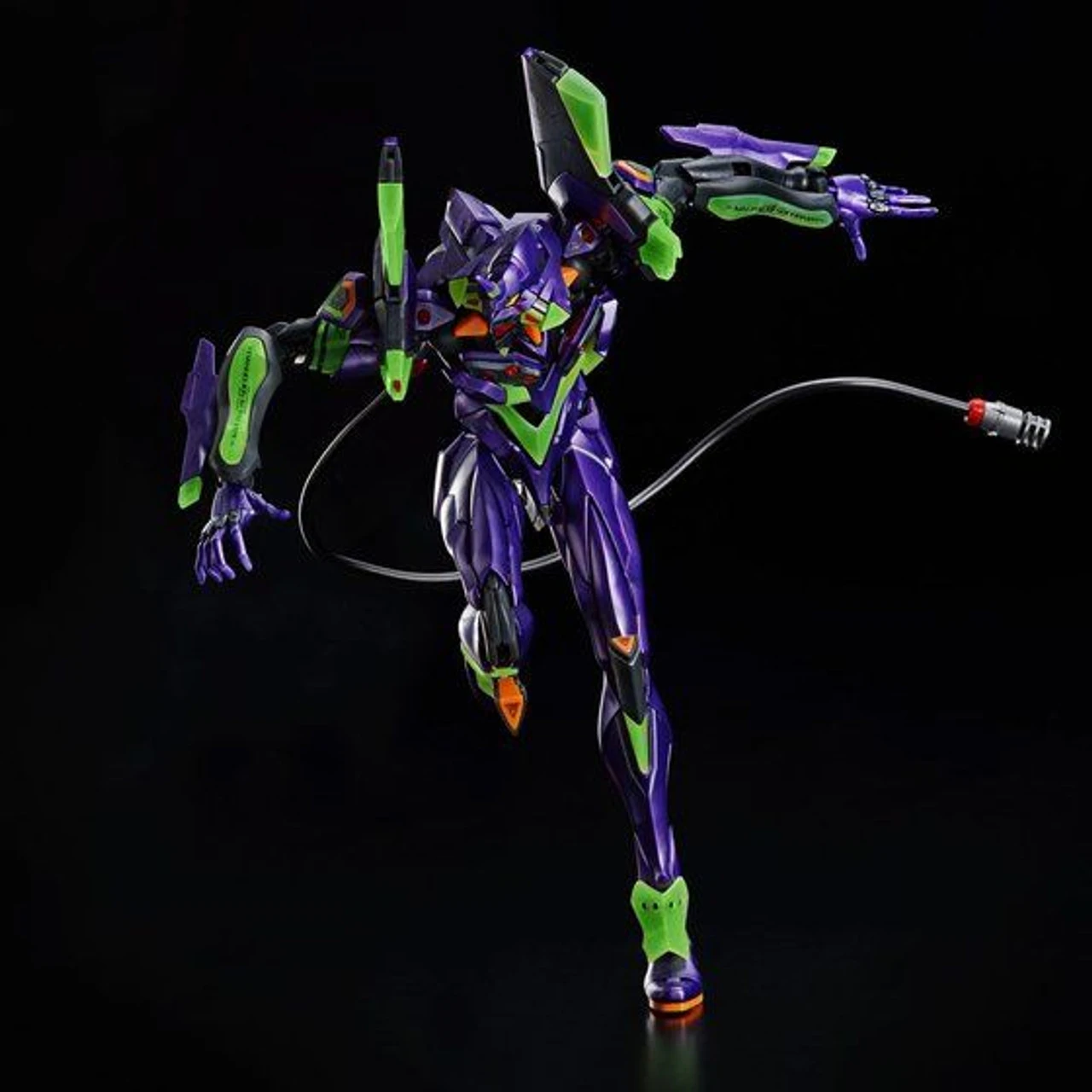 Bandai RG 1/144 Multipurpose Humanoid Decisive Weapon Artificial Human Evangelion Unit-01 (Night Combat Color) Plastic Model - Image 7