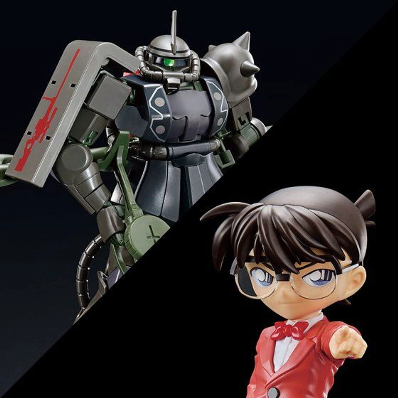 Bandai Entry Grade Conan Edogawa (Char's Zaku II Colors) & HG 1/144 Char's Zaku II (Shuichi Akai Colors) Plastic Model ( SEP 2021 ) - Image 2
