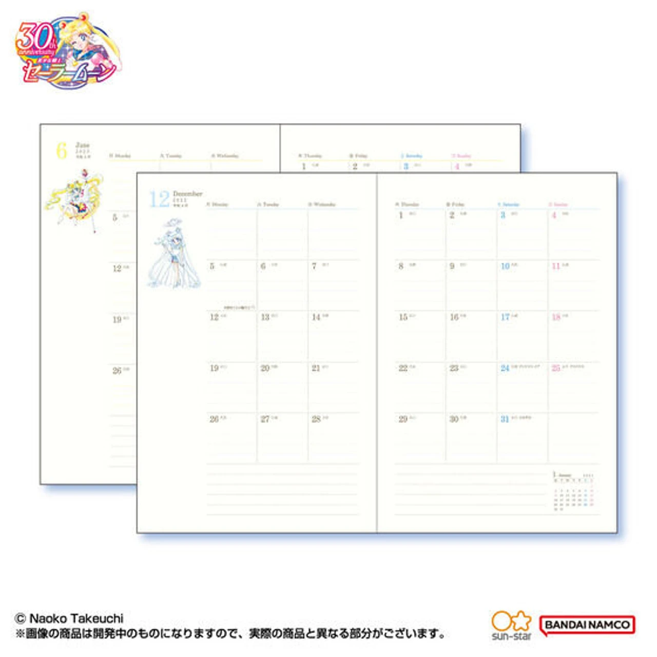 Bandai Pretty Guardian Sailor Moon 2023 Make Up! Schedule Book ~Original Illustration Edition~ - Image 7