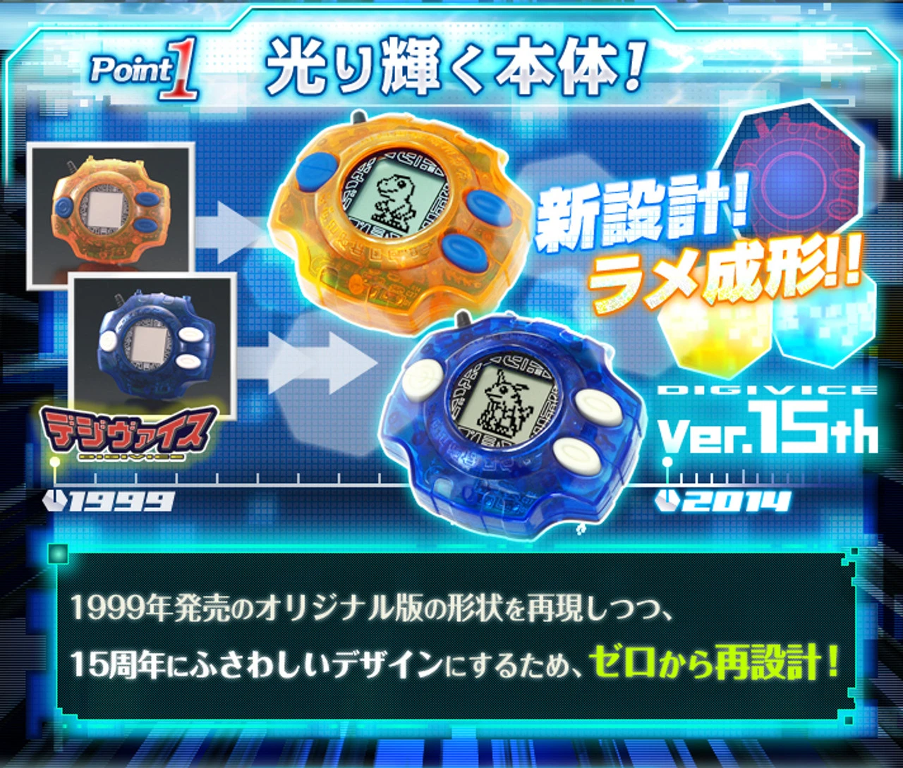 Bandai Digimon Adventure Digivice Ver 15th Yagami Taichi & Ishida Yamato SET (Mar Reissue) - Image 5