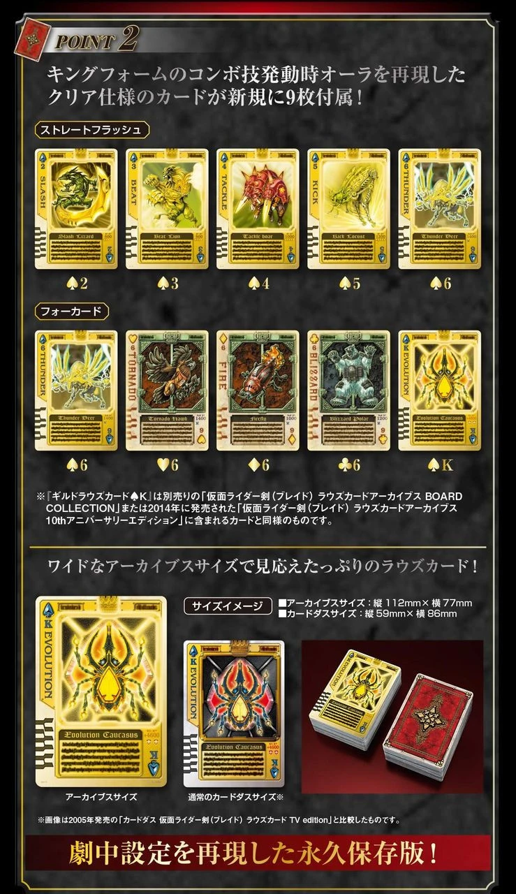 Bandai Kamen Rider Blade 15th Anniversary Rouse Card Binder - Image 10