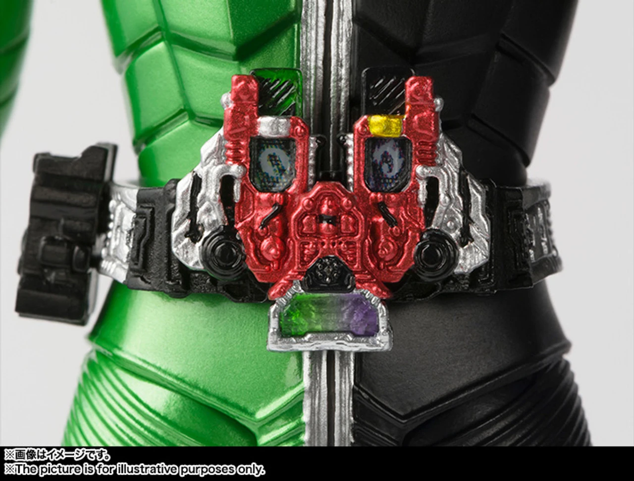Bandai S.H.Figuarts (Shinkoccou Seihou) Kamen Rider W Cyclone Joker Action Figure - Image 7