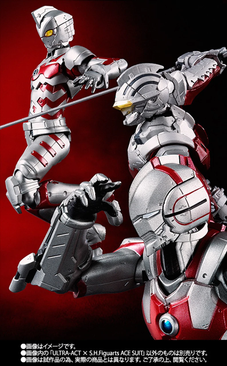 Bandai ULTRA-ACT X S.H.Figuarts ACE SUIT Action Figure - Image 10
