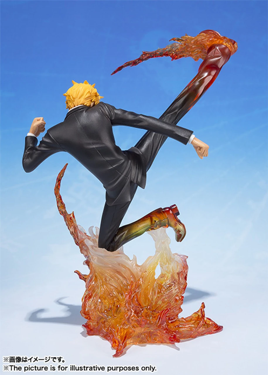 Bandai Figuarts Zero Sanji -Diable Jambe Premiere Asch- PVC Figure - Image 4