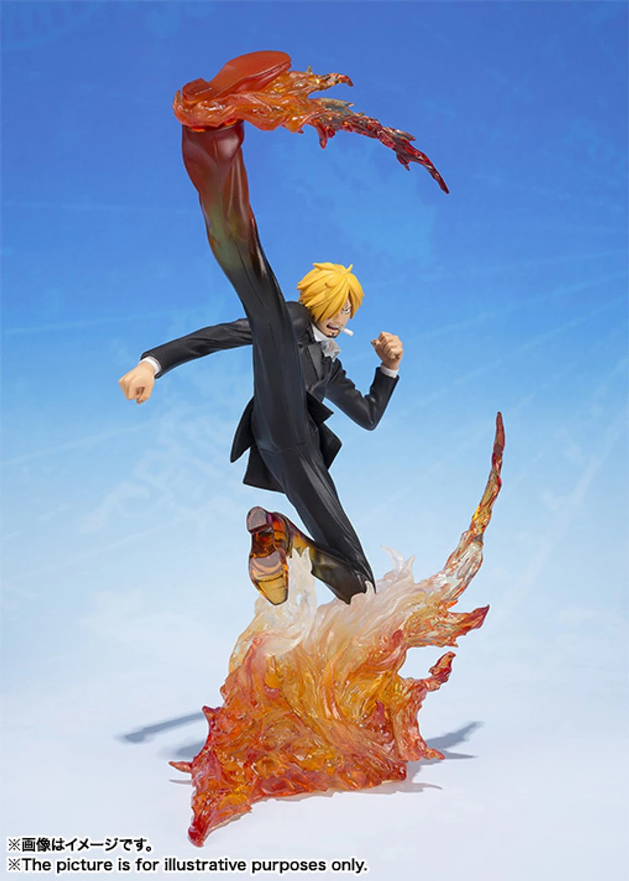 Bandai Figuarts Zero Sanji -Diable Jambe Premiere Asch- PVC Figure - Image 2