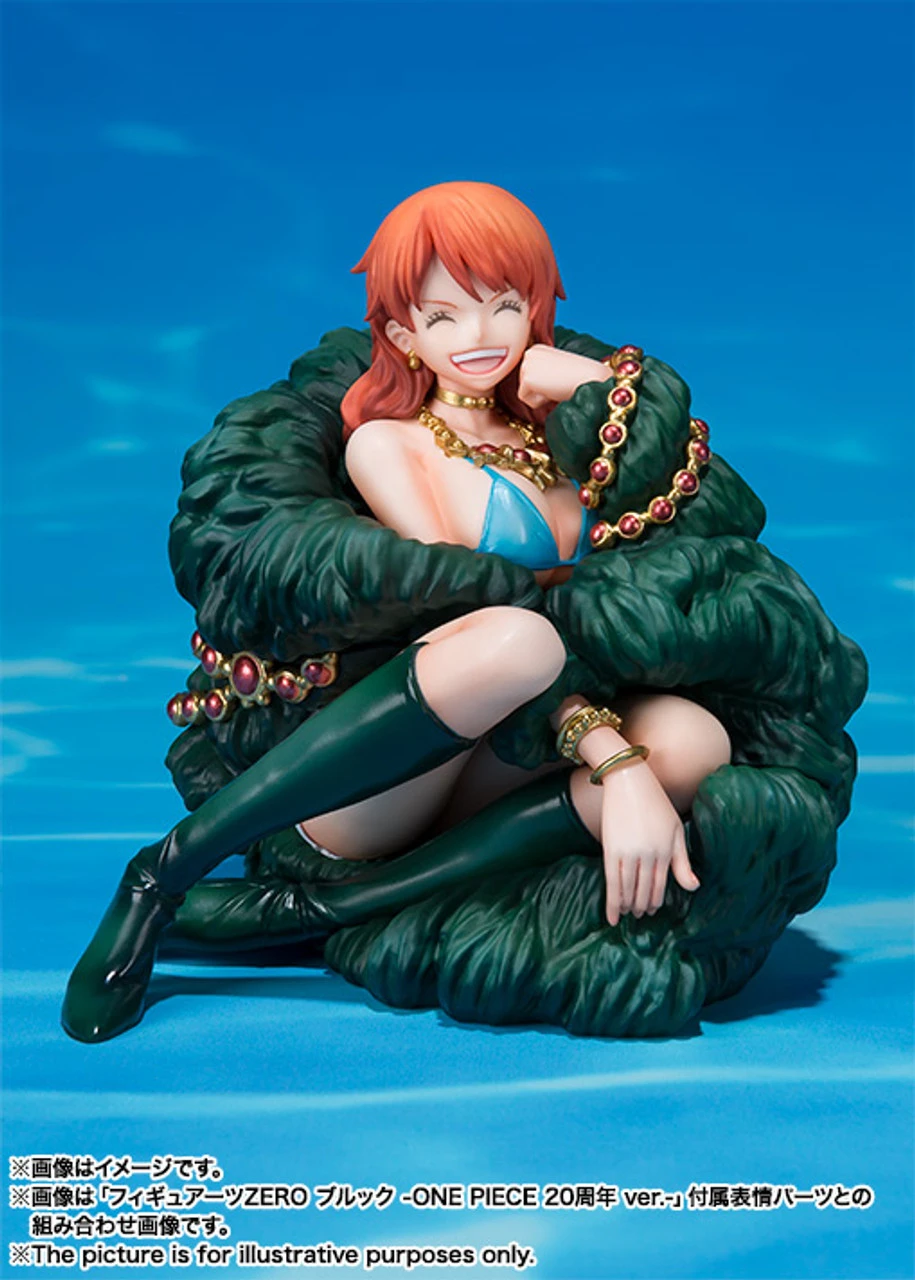 Bandai Figuarts Zero Nami -One Piece 20th Anniversary Ver.- PVC Figure (Completed) - Image 4