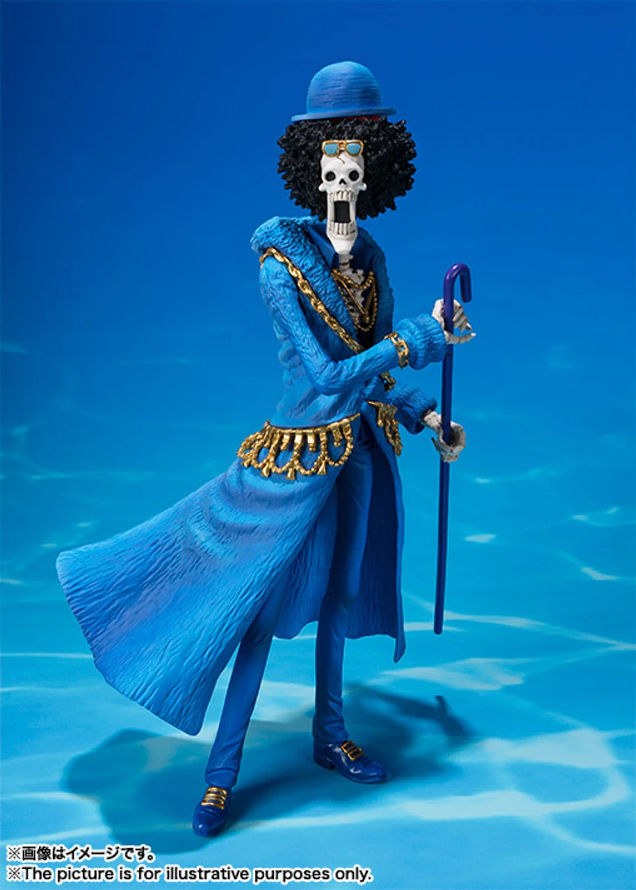 Bandai Figuarts Zero Brook -One Piece 20th Anniversary Ver.- PVC Figure (Completed)