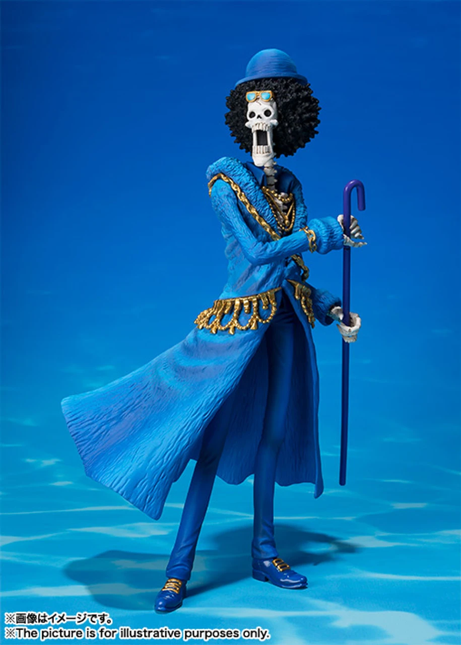 Bandai Figuarts Zero Brook -One Piece 20th Anniversary Ver.- PVC Figure (Completed) - Image 2