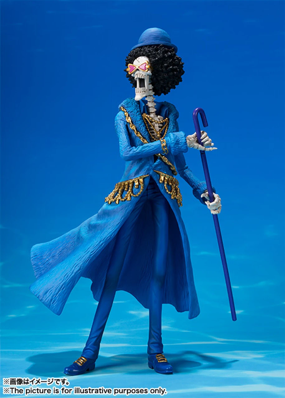 Bandai Figuarts Zero Brook -One Piece 20th Anniversary Ver.- PVC Figure (Completed) - Image 3