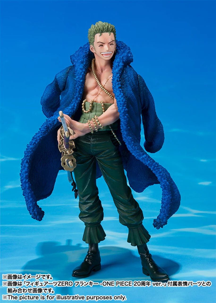 Bandai Figuarts Zero Roronoa Zoro -One Piece 20th Anniversary Ver.- PVC Figure (Completed) - Image 4
