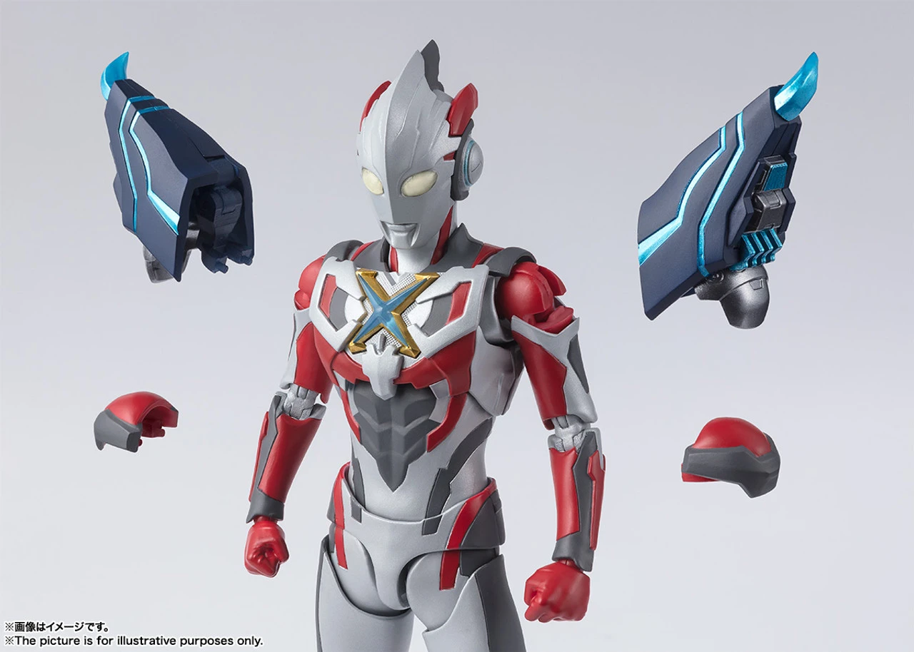 Bandai S.H.Figuarts Ultraman X & Gomora Armor Set Action Figure - Image 5