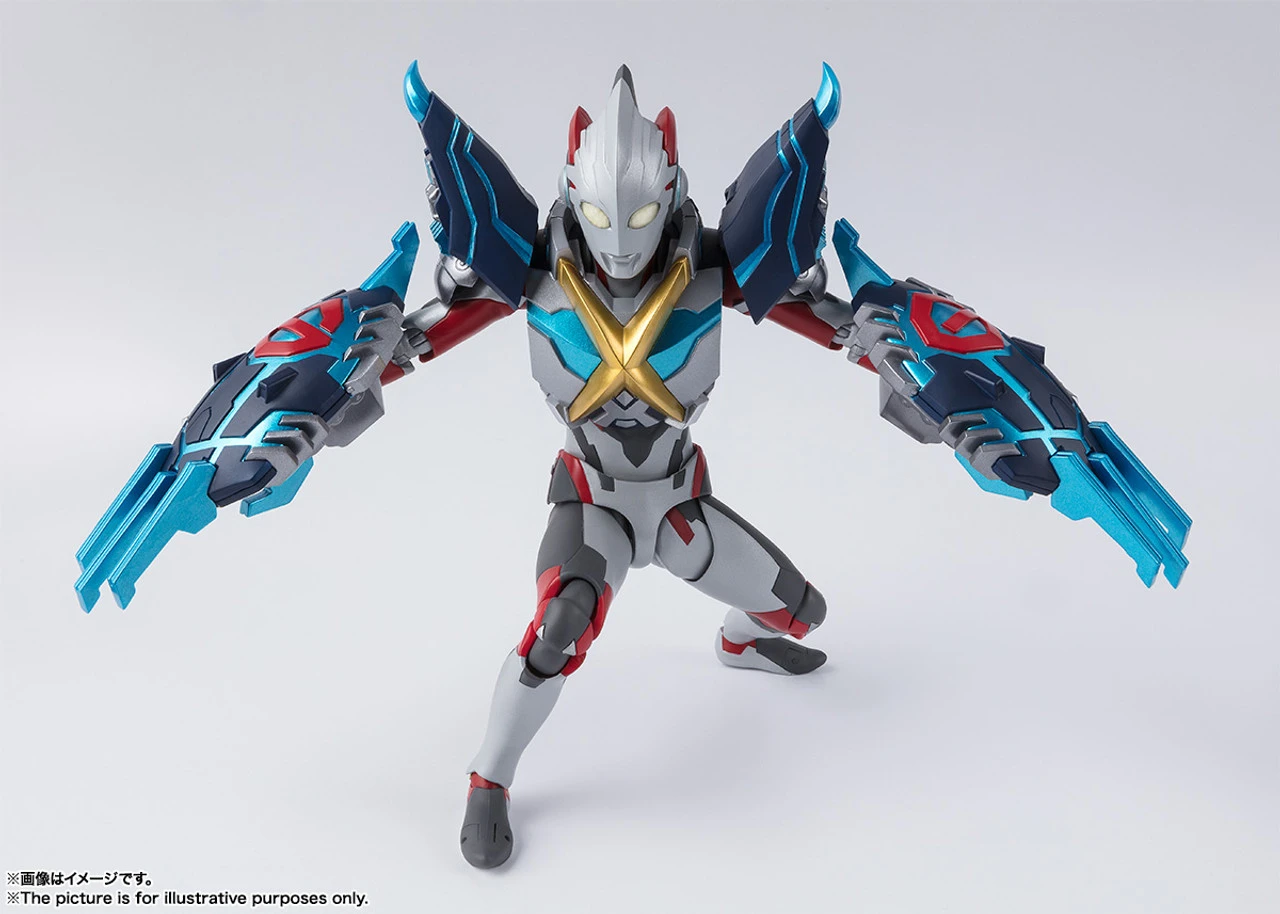 Bandai S.H.Figuarts Ultraman X & Gomora Armor Set Action Figure - Image 8