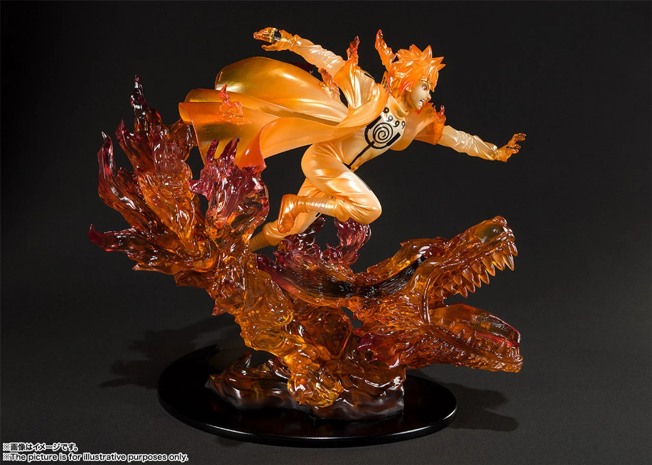 Bandai Figuarts Zero NARUTO Shippuden - Minato Namikaze -Kurama- Kitsuna Relation PVC Figure - Image 2