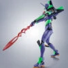 Bandai Robot Spirit SIDE EVA Evangelion EVA-01 + Spear Of Cassius (Renewal Color Edition) Action Figure