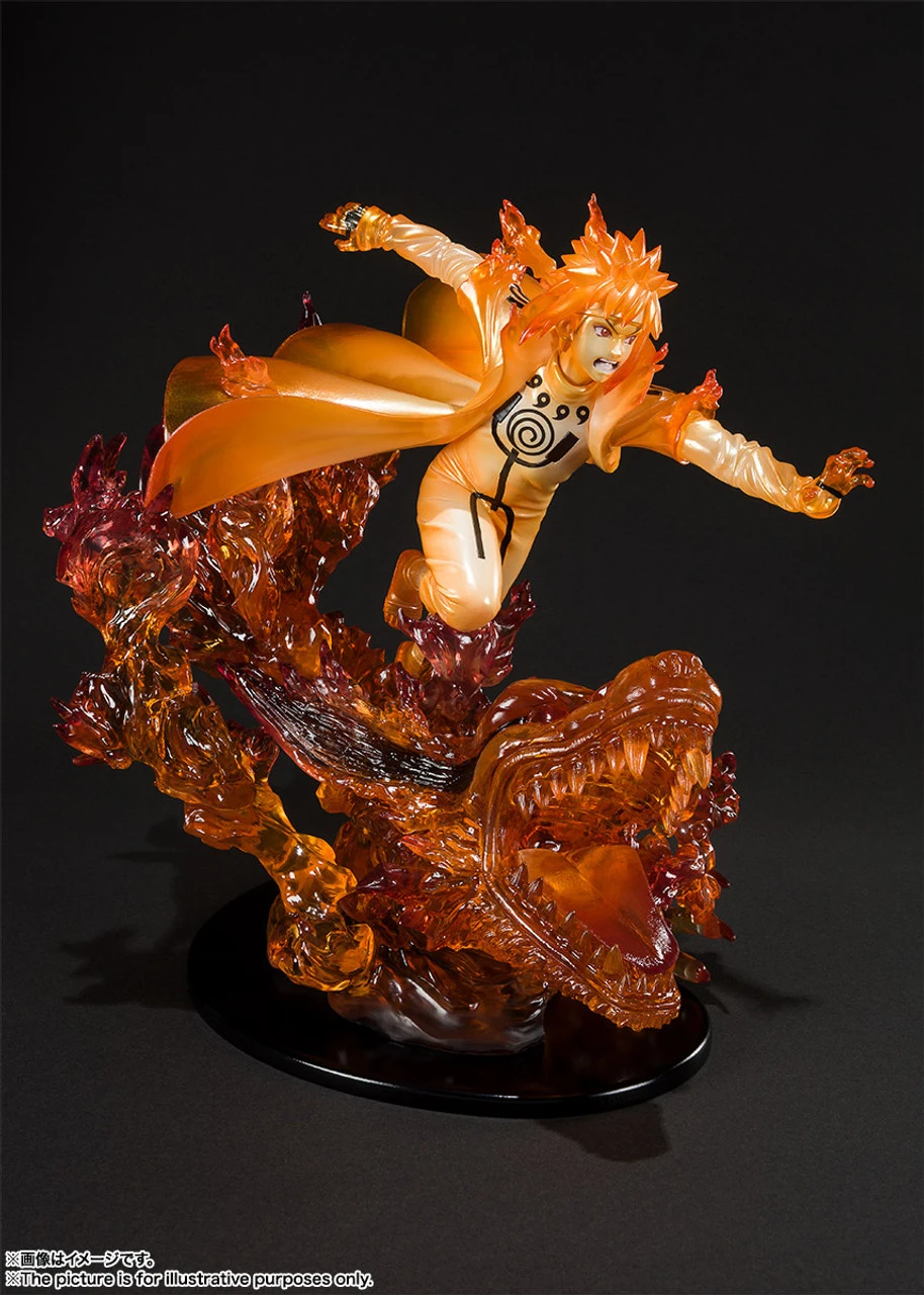 Bandai Figuarts Zero NARUTO Shippuden - Minato Namikaze -Kurama- Kitsuna Relation PVC Figure - Image 4